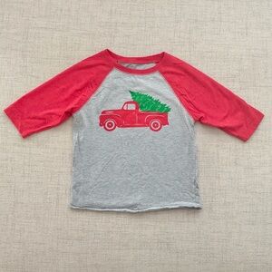 Sweet Wink Toddler 3/4 Sleeve Holiday Christmas Top Size 3T